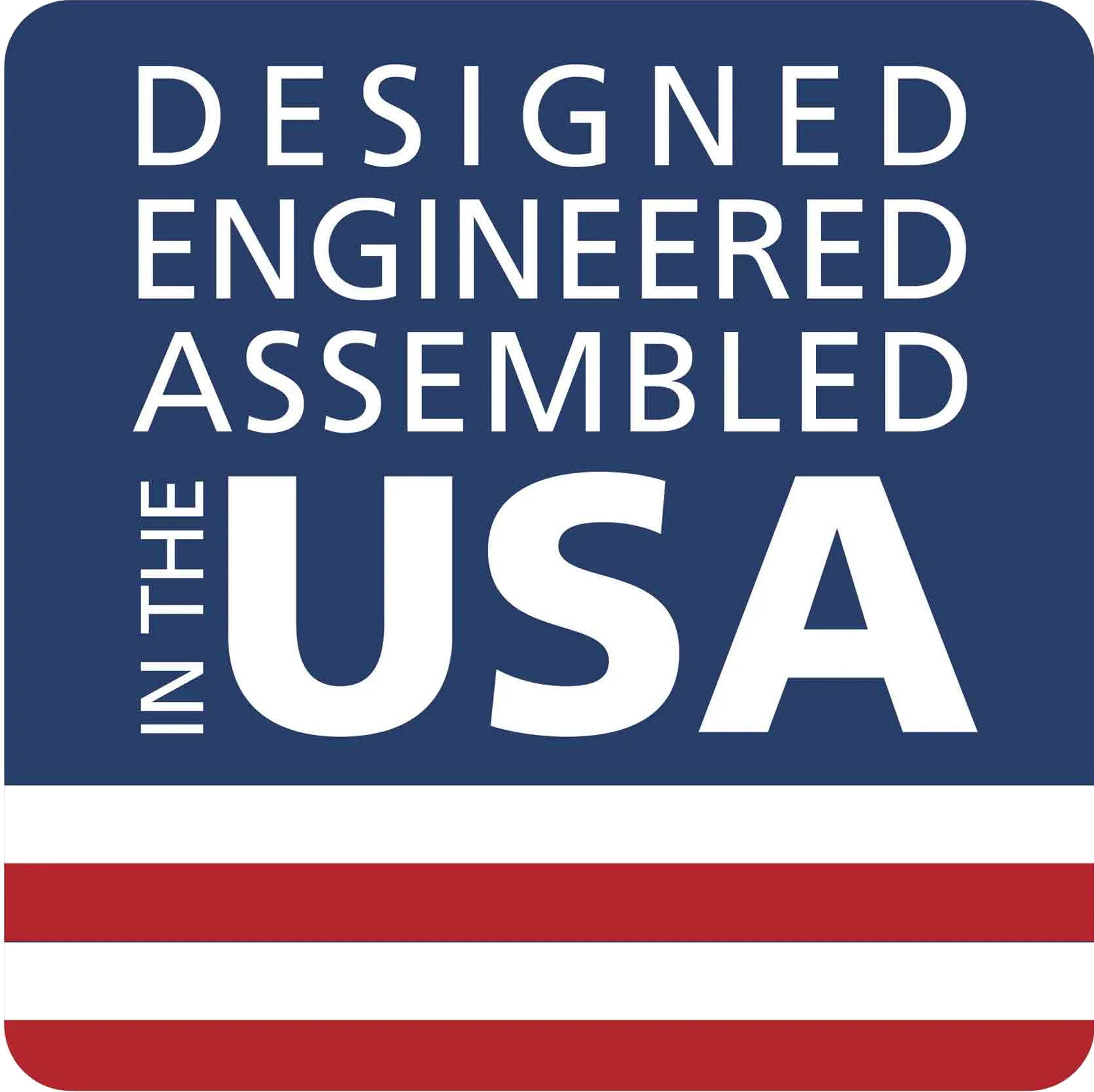 Designed, Engineered and Assembled in the USA